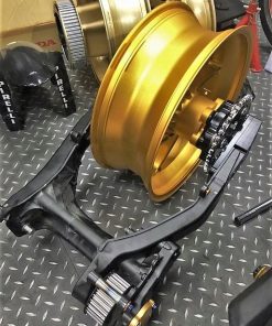 Custom Gold Billet Drift Trike Rear-End Assembly – Premium Performance Package