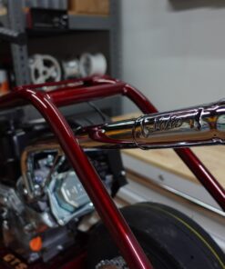 Alternative view of Chrome Stage 4 Exhaust (Center Exit)