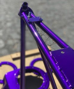 Alternative view of Phantom Purple Mini Bike Frame (Custom Coated)