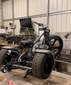 Alternative view of Stealth Grey Custom Drift Trike