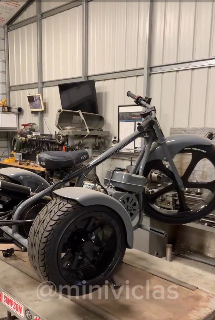 Stealth Grey Custom Drift Trike