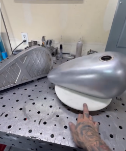Alternative view of Custom Diamond-Cut Tank Panels (Pair)