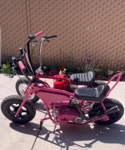 Alternative view of MBK Custom Mini Bike – Pink And Red Lowrider Edition