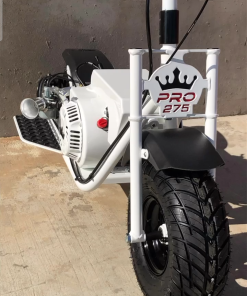 Custom Mini Street Bike – White Edition