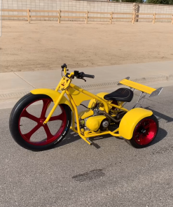 Custom Drift Trike – Yellow Performance Edition