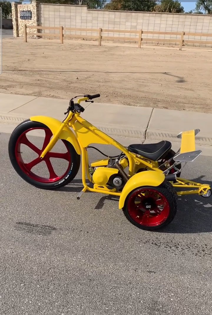 Custom Drift Trike – Yellow Performance Edition - Image 2