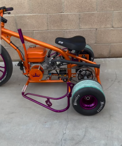 Alternative view of MBK Custom Drift Trike – Candy Orange Edition