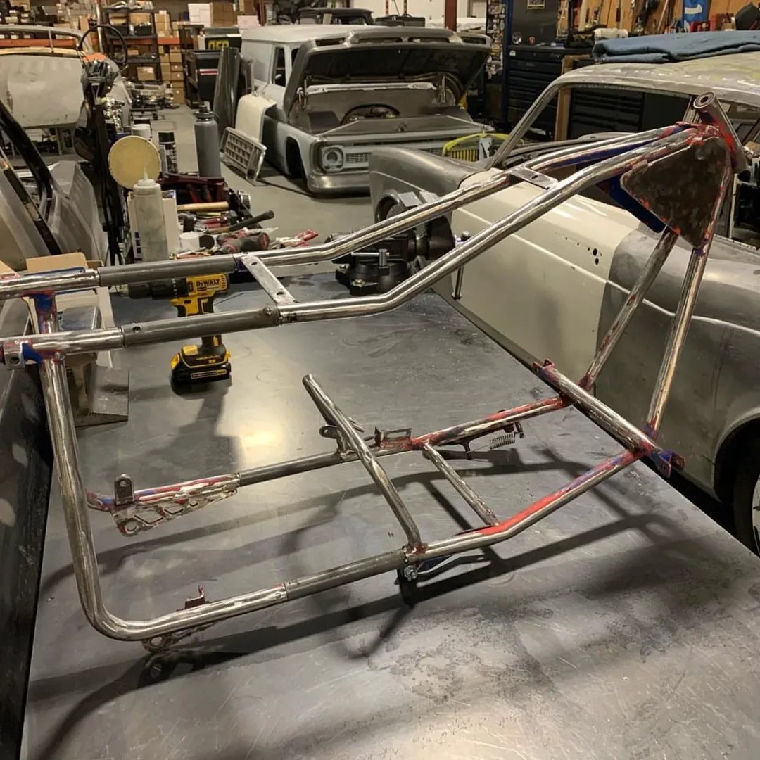 ProLine Custom Mini Bike Frame (Bare Metal Build)