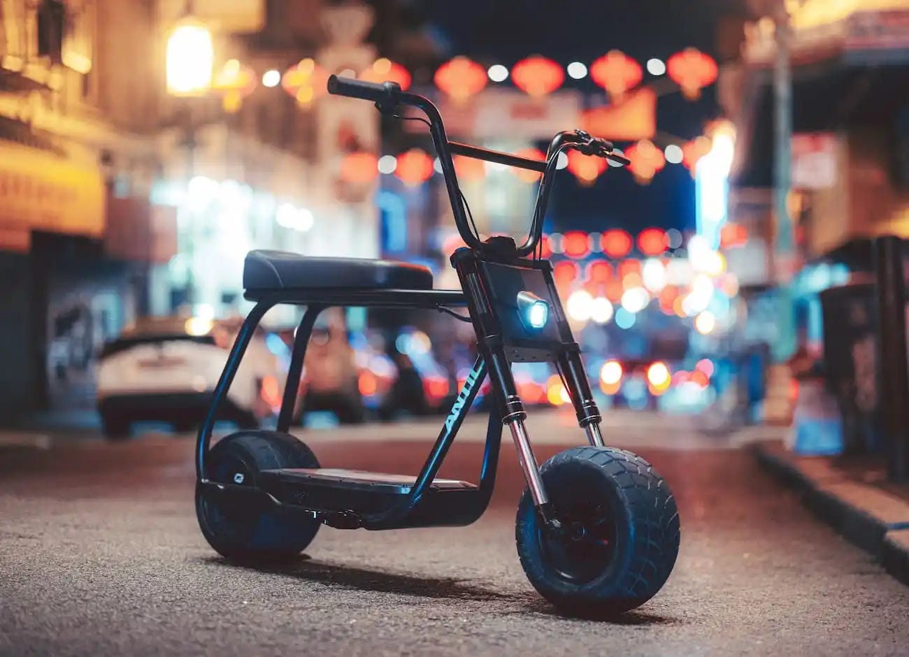 Electric mini bike for adult riders