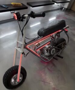Volts Custom LED Performance Minibike — Premium Build