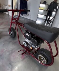 Alternative view of Volts Candy Red Stock Minibike – 50+ MPH Edition