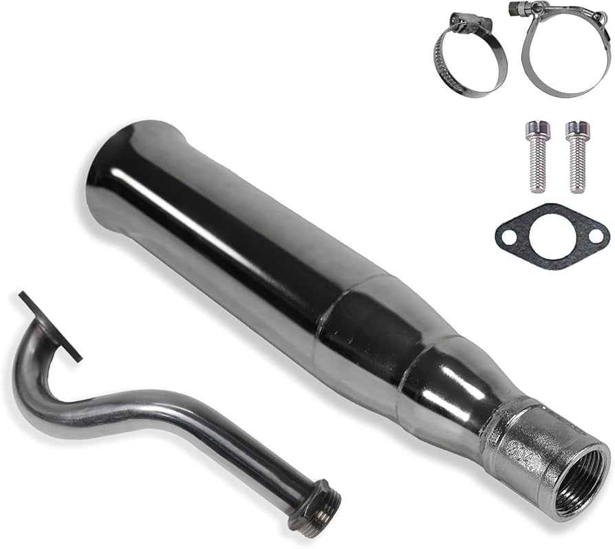 Mini bike parts — exhaust, engine and drivetrain components